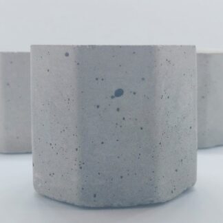 Sada betonových květináčů HEXAGON - 3ks